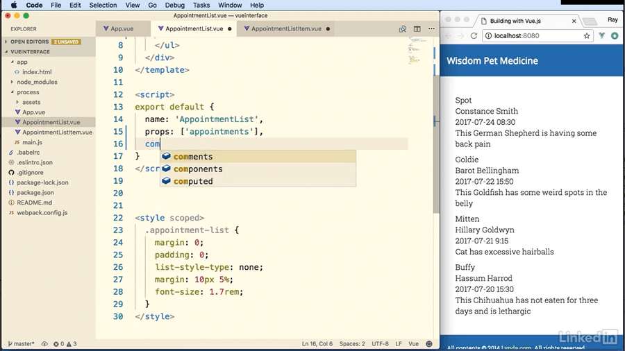 Vuejs-Interface