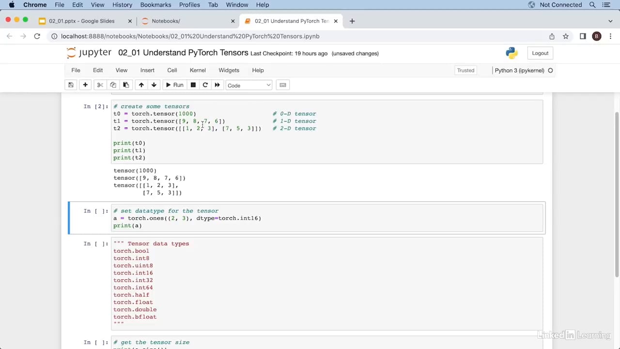 آموزش یادگیری ماشین با PyTorch - نمونه ای از آموزش های پکیج شروع به یادگیری هوش مصنوعی (AI) و یادگیری ماشین (Machine Learning)