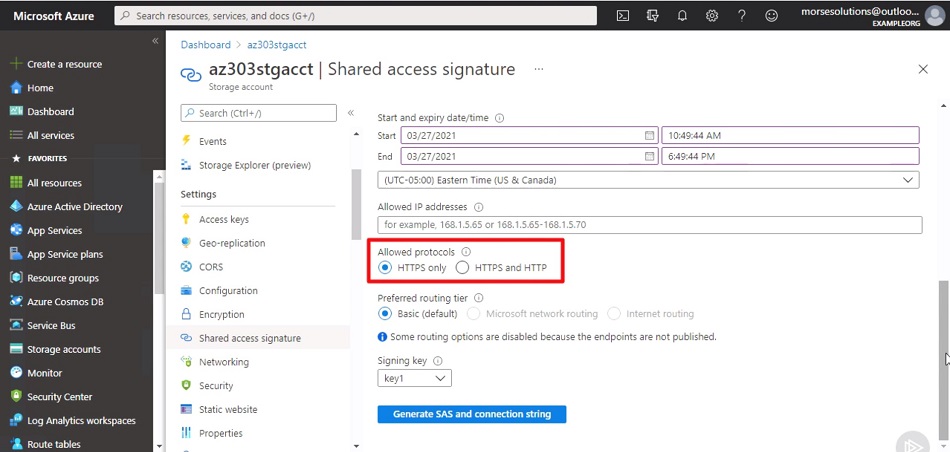 Microsoft Azure Solutions Architect - Implement a Storage Strategy Snapshot